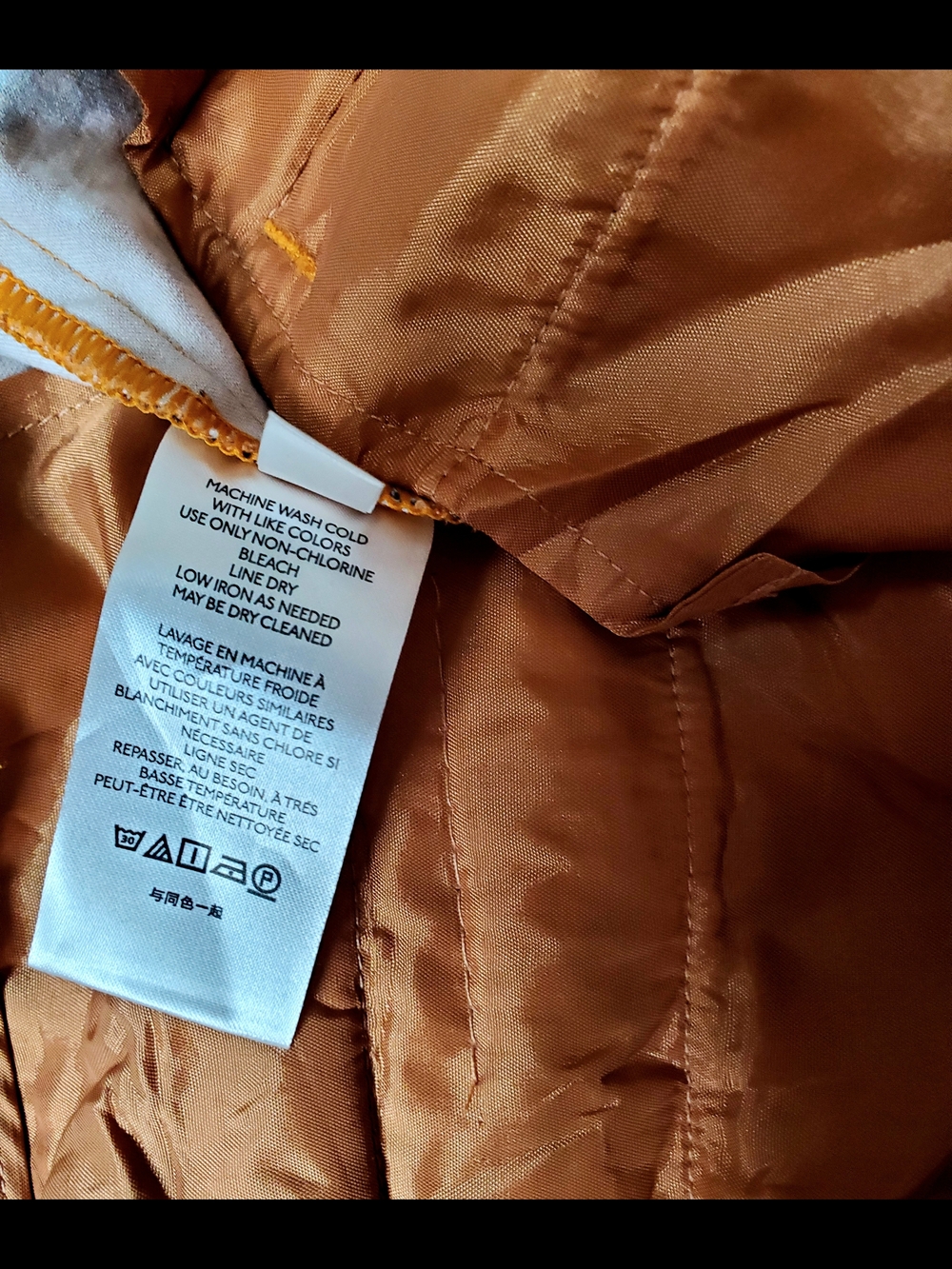 Anthropologie Floral Mustard Button Pants - Size 8 - Picture 10 of 10